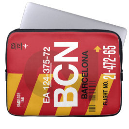 WanderTag - Minimalistischer Laptop-Sieb in Barcel Laptopschutzhülle