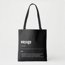 WanderTag - Moderne Black Tote Bag