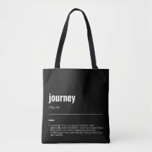 WanderTag - Moderne Black Tote Bag