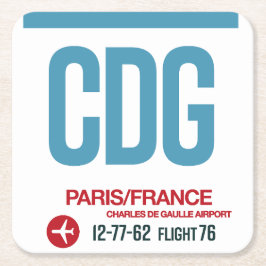 WanderTag Paper-Untersetzer Rechteckiger Pappuntersetzer