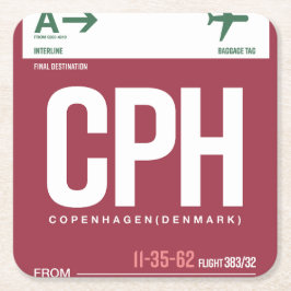 WanderTag Paper-Untersetzer Rechteckiger Pappuntersetzer