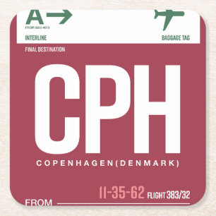 WanderTag Paper-Untersetzer Rechteckiger Pappuntersetzer