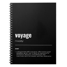 WanderTag - Voyage Black Notebook Notizblock