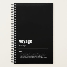 WanderTag - Voyage Black Planer 2026