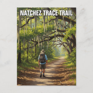 Wanderung auf dem Natchez Trace Postkarte