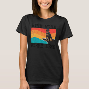 Wanderung Besorgnis erregender weniger Rottweiler T-Shirt