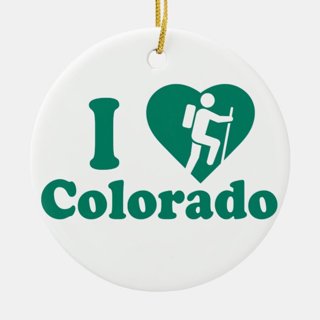 Wanderung Colorado Keramikornament (Vorne)