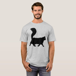 Wanderung dunkelhäutige Schwarze Katze| Coole Kitt T-Shirt
