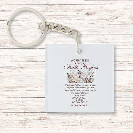 Wanderung durch den Glauben 2 Corinthians Blumensc Schlüsselanhänger