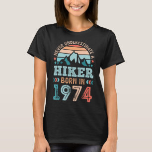 Wanderung geboren 1974 50. Geburtstagswanderung T-Shirt