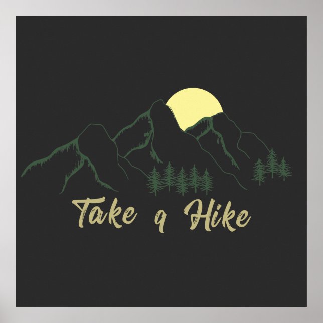 Wanderung im Freien Poster (Vorne)