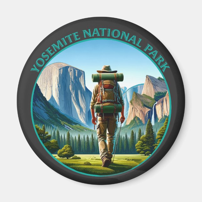 Wanderung im Yosemite Nationalpark Magnet (Vorne)