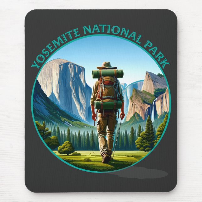 Wanderung im Yosemite Nationalpark Mousepad (Vorne)