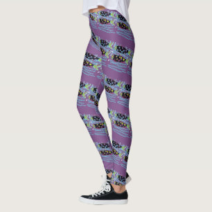 Wanderung kleineren Lachs Thunder_Cove lila Leggings