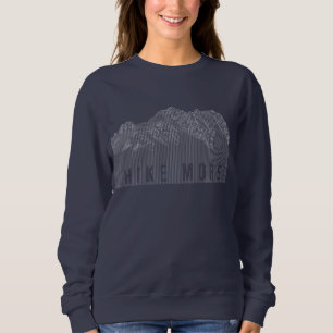 Wanderung Mehr Berge weiß Sweatshirt