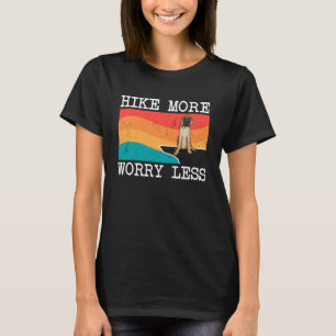 Wanderung mehr Sorgen weniger Mastiff Grafik Wande T-Shirt