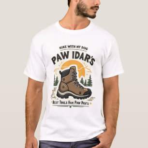 Wanderung mit meinem Hund Paw-Idar's Wanderboot Gr T-Shirt