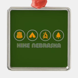 Wanderung Nebraska Ornament Aus Metall