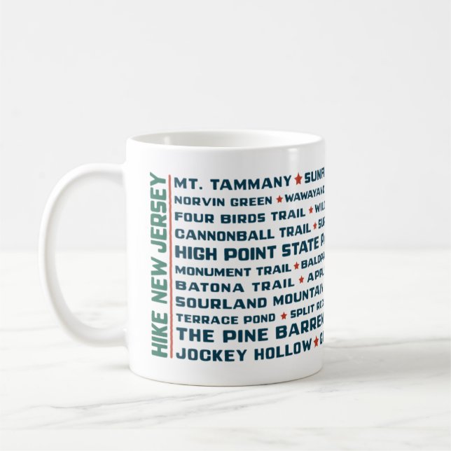 Wanderung New-Jersey - Tasse (Links)