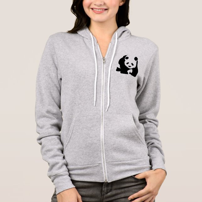 Wanderung Panda Hoodie (Vorderseite)