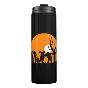 Wanderung Tote Silhouette Thermosbecher
