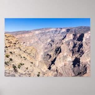 Wanderweg in Jebel Shams Poster