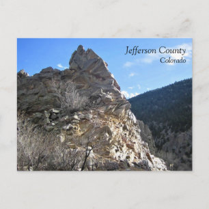 Wanderweg in Jefferson County, Colorado Postkarte
