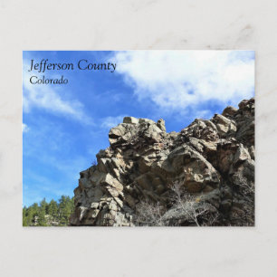 Wanderweg in Jefferson County, Colorado Postkarte