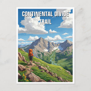 Wanderweg Kontinentalteilbahn Postkarte