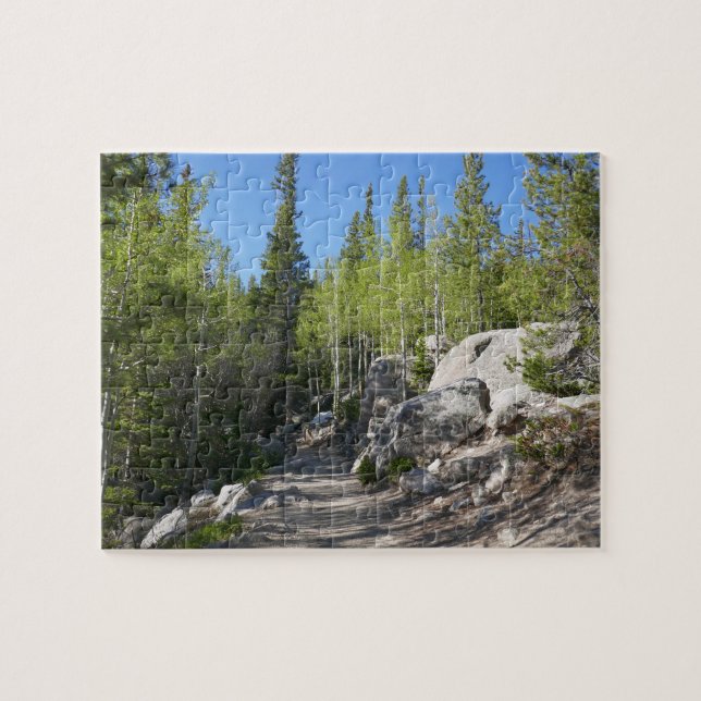 Wanderweg nach Alberta Falls Puzzle (Horizontal)