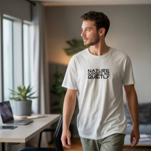 Wanderweg Wandern Camping Humor schwarz T-Shirt