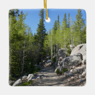 Wanderweg zu Alberta Falls Keramikornament