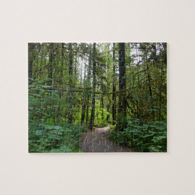 Wanderweg zu den Marymere-Fällen I Puzzle (Horizontal)