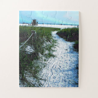 Wanderweg zum atemberaubenden Siesta Keys Beach Puzzle