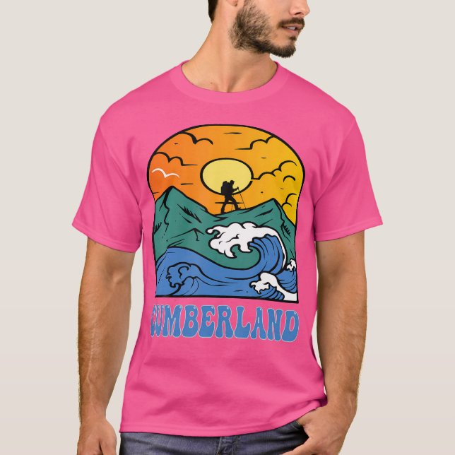 Wanderwege Cumberland Wanderwege Küste und Ri T-Shirt (Vorderseite)