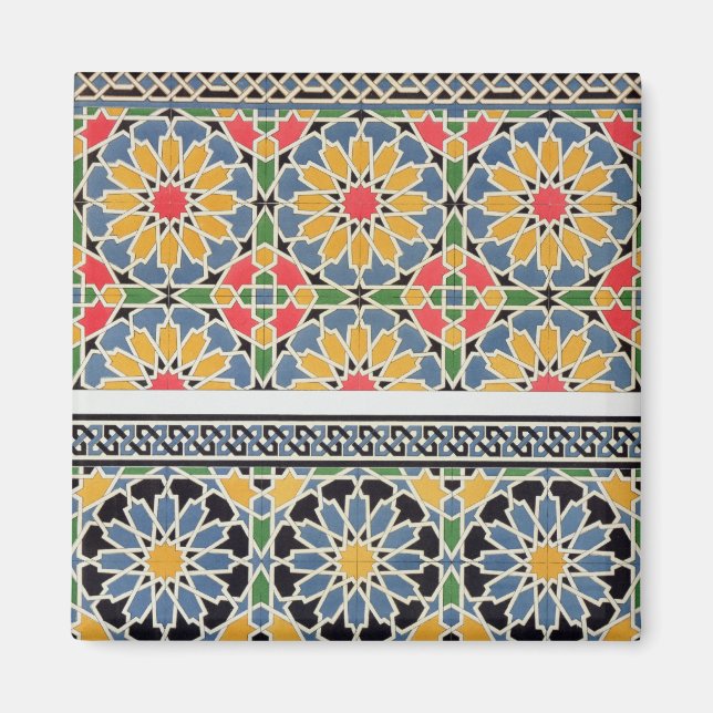 Wandfliesen aus dem Mihrab der Moschee von Tschech Magnet (Vorne)