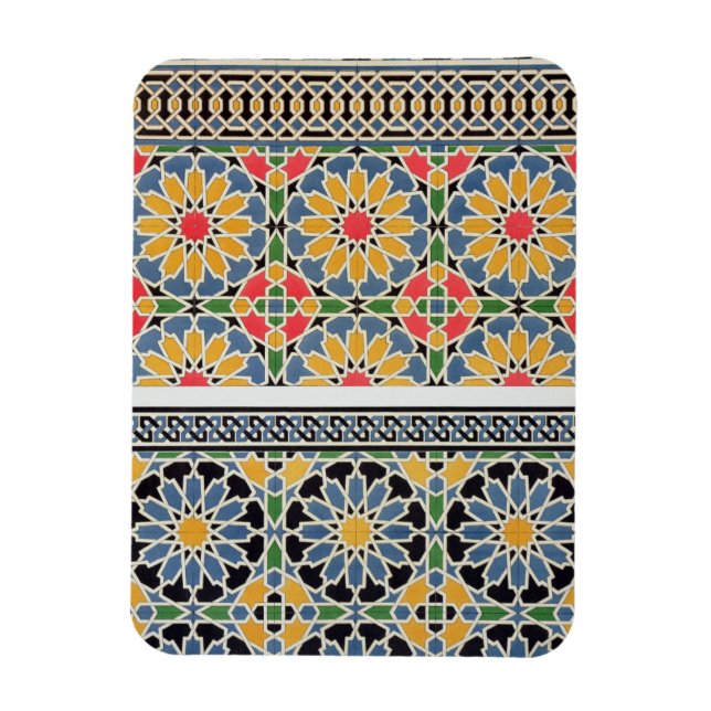 Wandfliesen aus dem Mihrab der Moschee von Tschech Magnet (Vertikal)