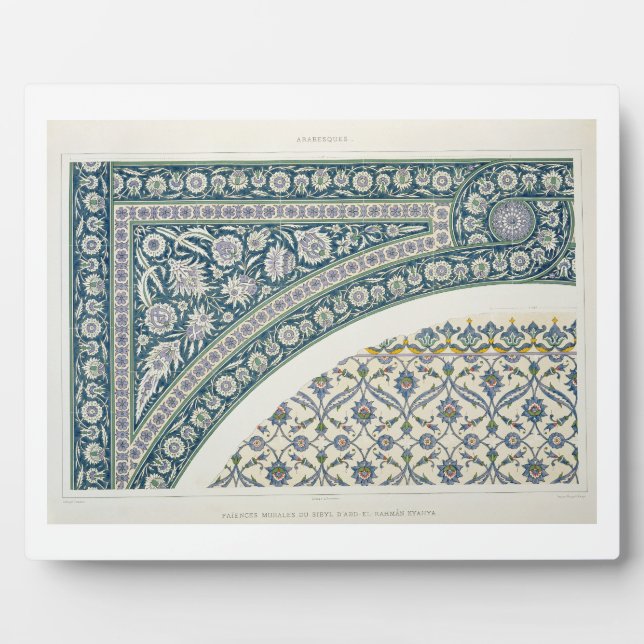 Wandfliesen von Sibyl D'Abd-El-Rahman Kyahya aus " Fotoplatte (Vorderseite)