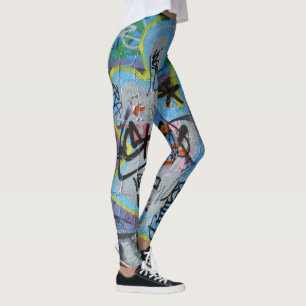 Wandgraffiti-Leggings Leggings