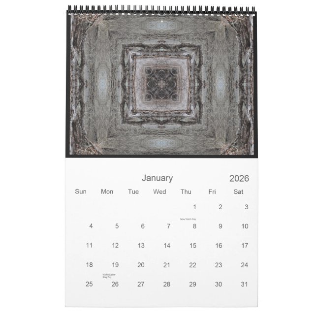 Wandkalender 11" x 17" (Jan 2026)