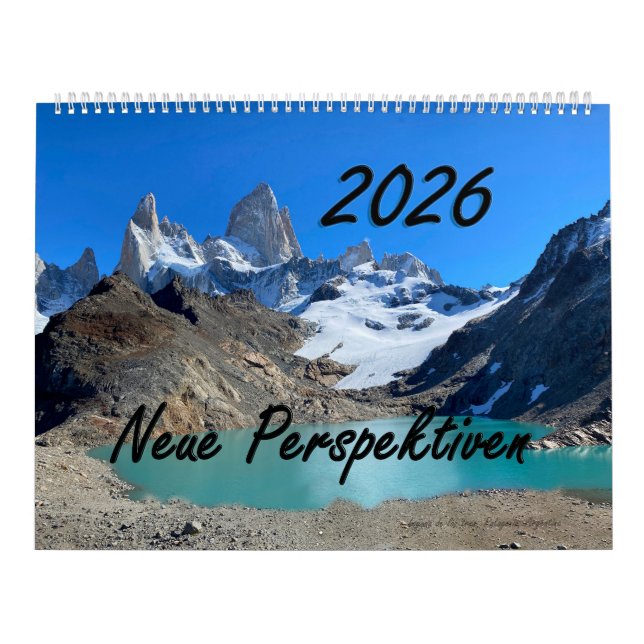 Wandkalender 2026 mit deutschen Bibelversen (Titelbild)