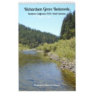 Wandkalender 2026 Richardson Grove - Einzelblatt