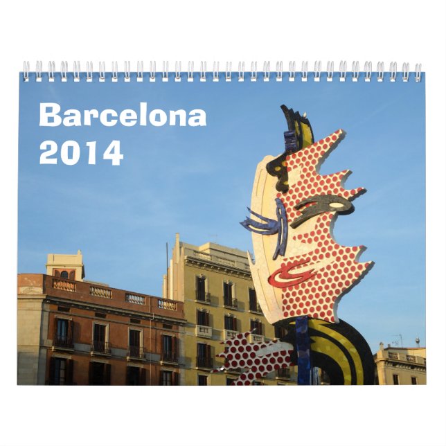 Wandkalender Barcelonas 2014 (Titelbild)