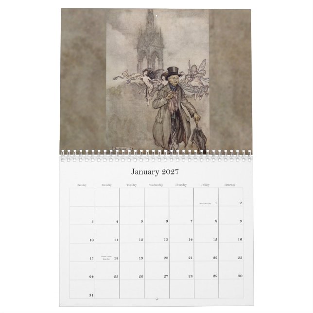 Wandkalender der Fee-2011 (Jan 2027)