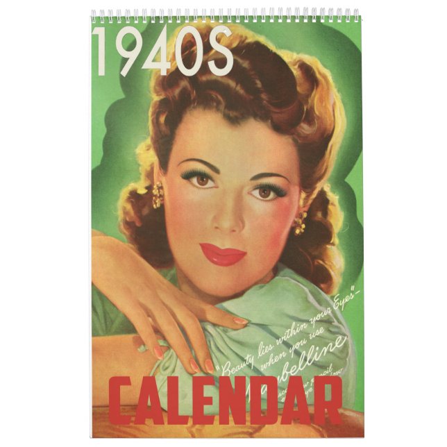 Wandkalender im Stil der 1940er Jahre (Titelbild)