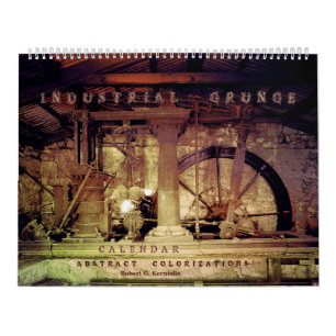 Wandkalender-industrieller Schmutz Kalender
