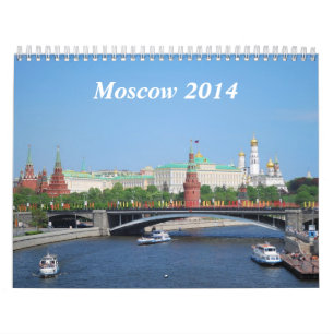Wandkalender Moskaus 2014