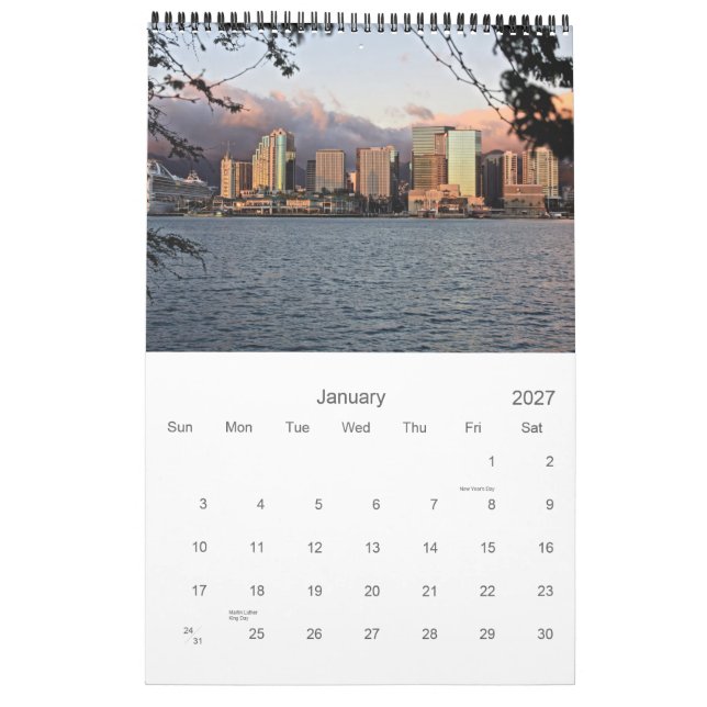 Wandkalender Oahus Hawaii (Jan 2027)