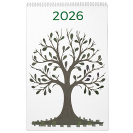 🌿Wandkalender saisonal - Ändern Sie das Jahr Kalender