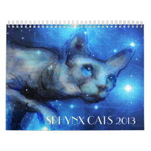 Wandkalender Sphynx Katzen 2013 Svetlana Novikova